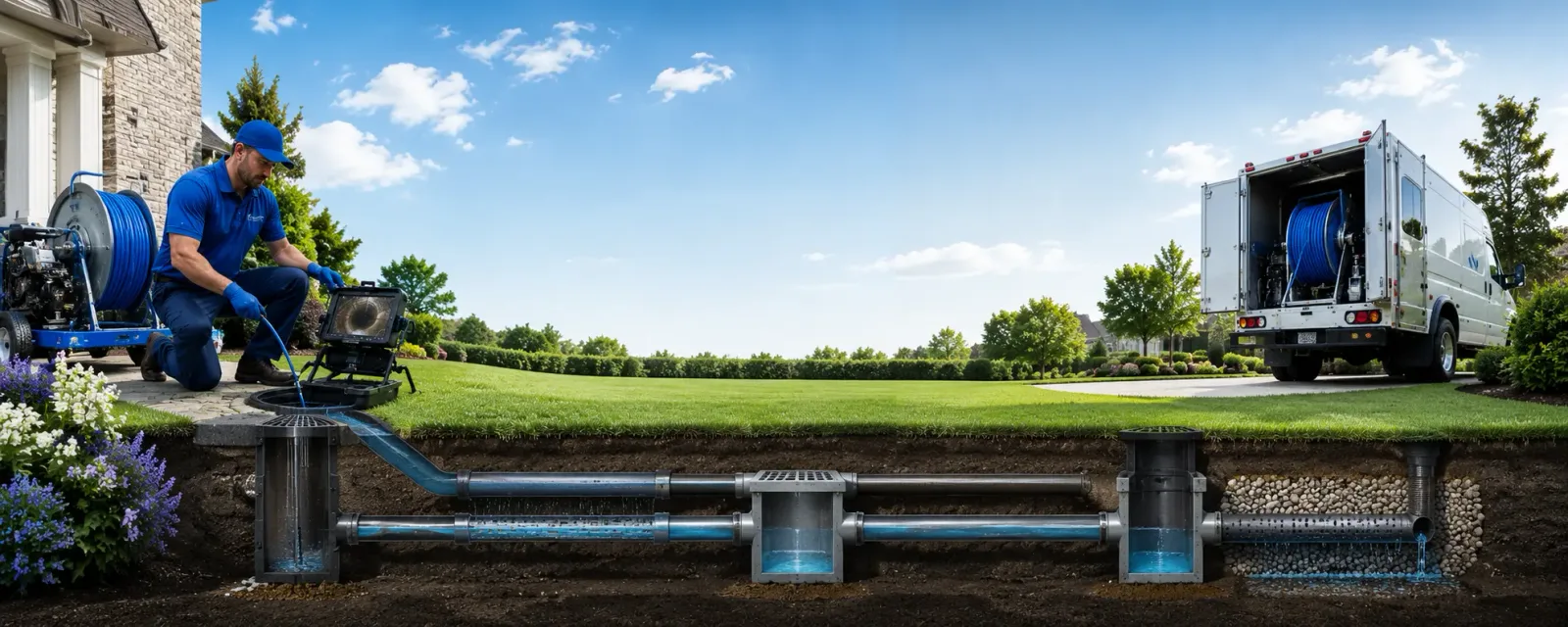 Outdoor drain cleaning information for Rockport, MA